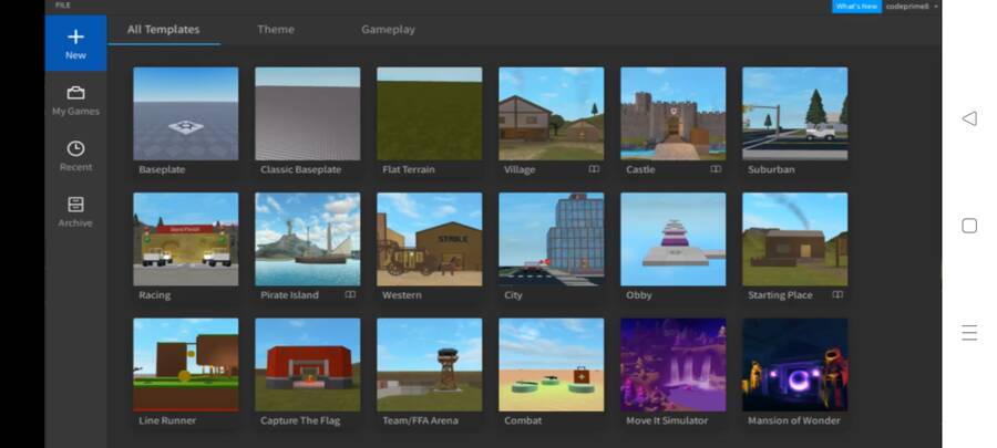 Roblox Studio Apk Features